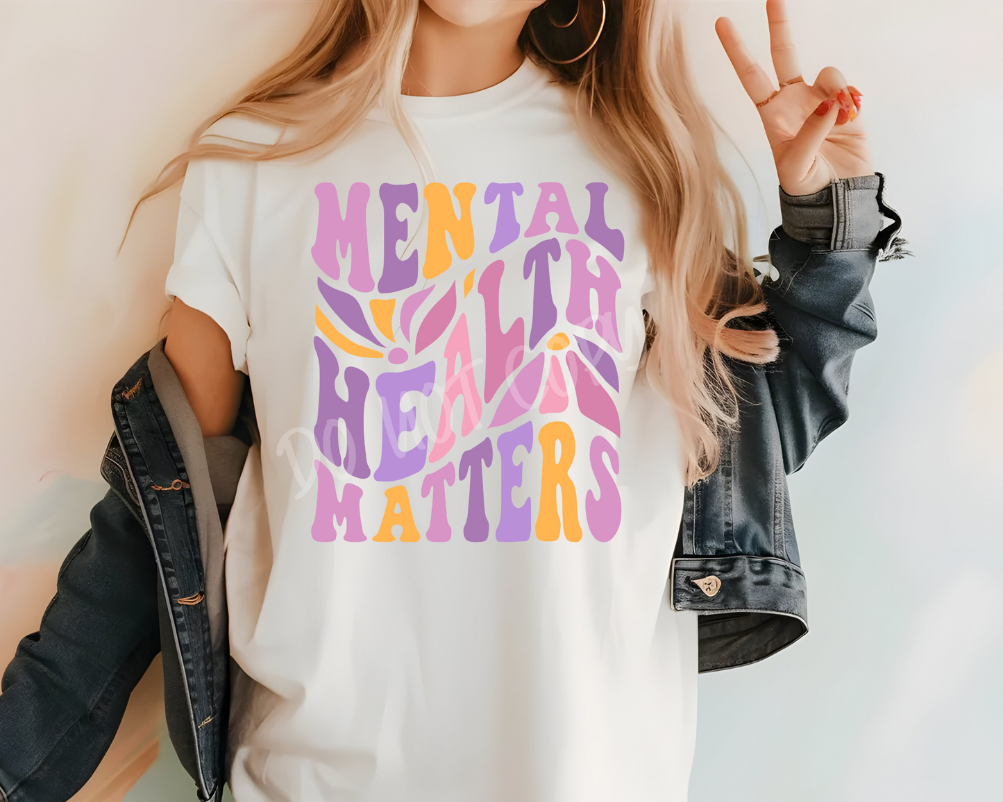 Mental Health Matters FLORAL - Direct To Film Transfer