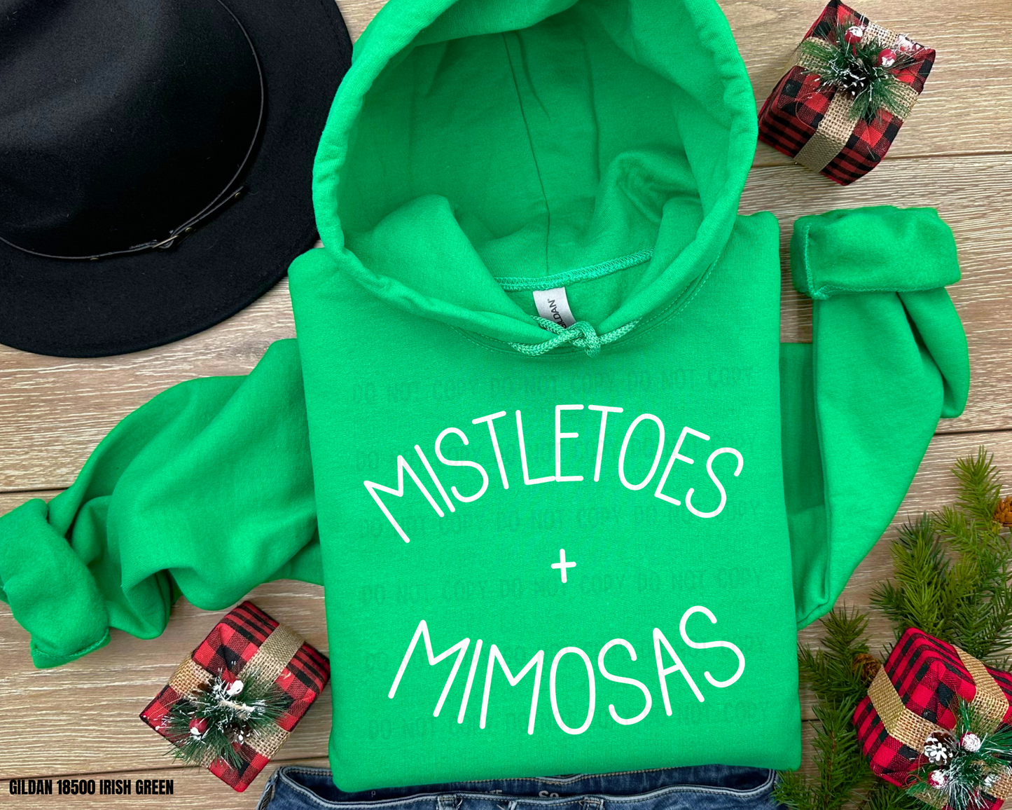 Mistletoes & Mimosas - Screen Print Transfer