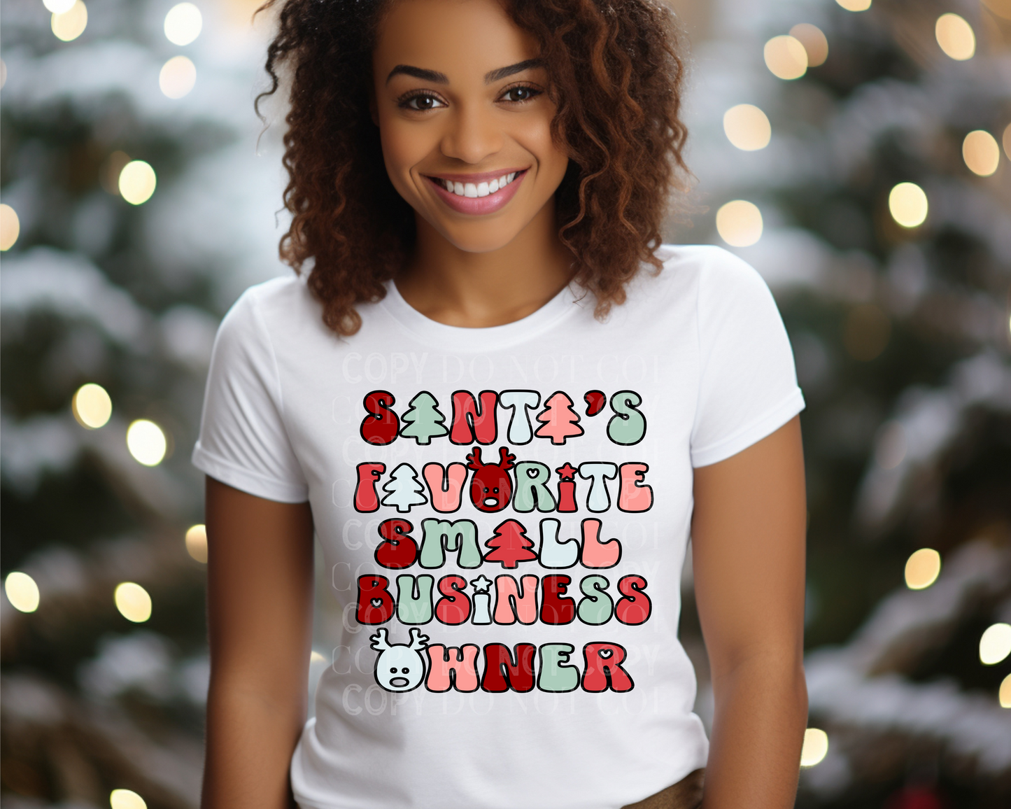 Santa's Favorite Small Business Owner - Direct To Film Transfer