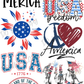 Patriotic USA Premade Gang Sheet