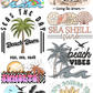 Summer Premade Gang Sheet 22X60 12 Transfers