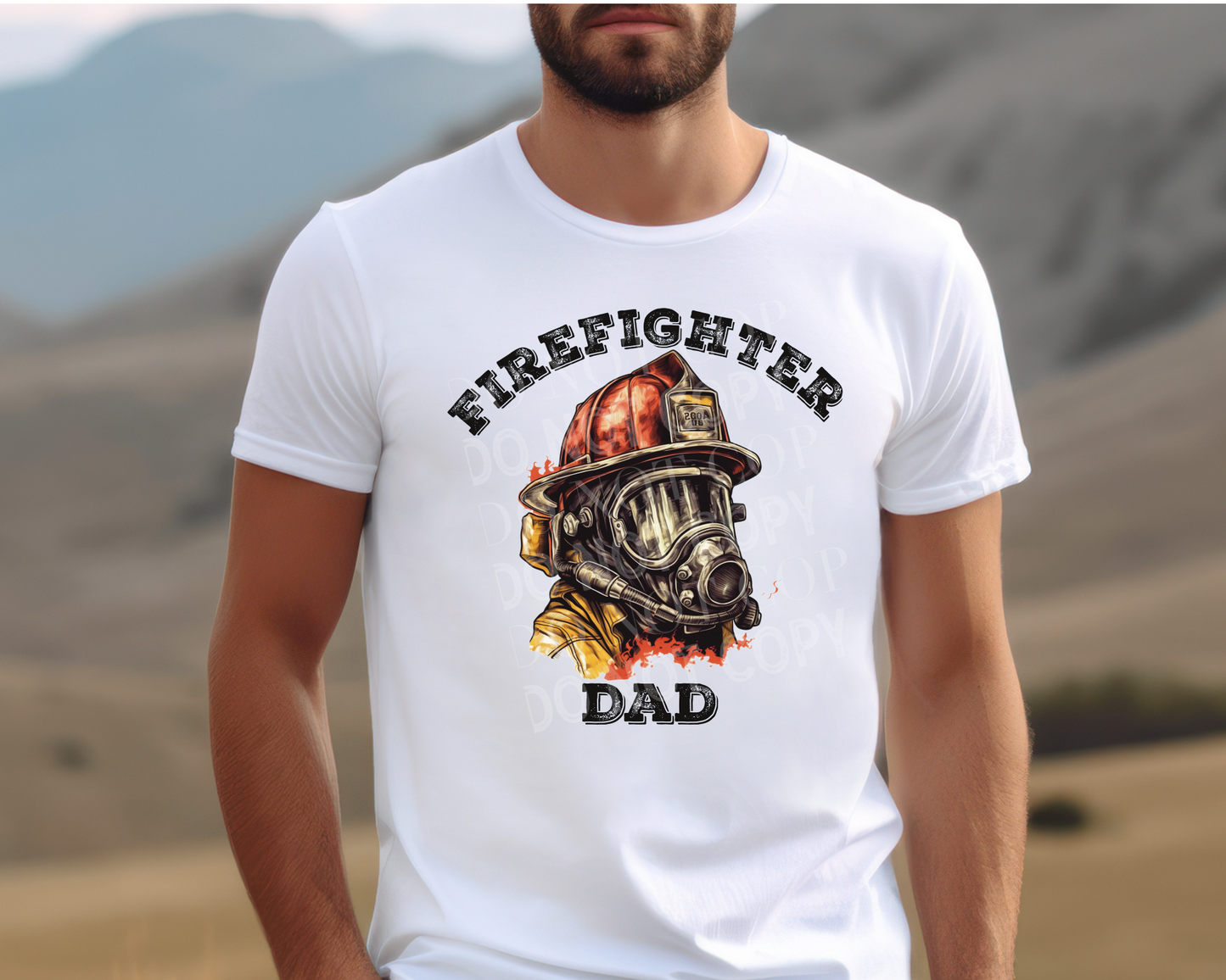 Firefighter Dad - Direct To Film Transfer