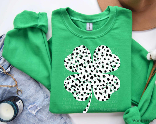 Shamrock Dalmatian Dots - Direct To Film Transfer