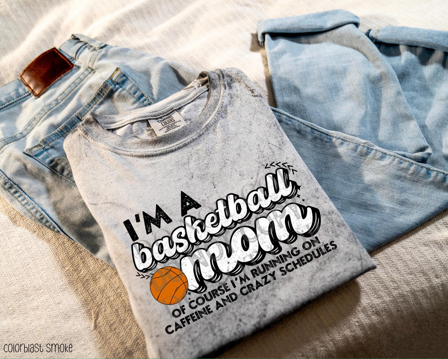 I'm A Basketball Mom Caffeine & Chaos - Direct To Film Transfer