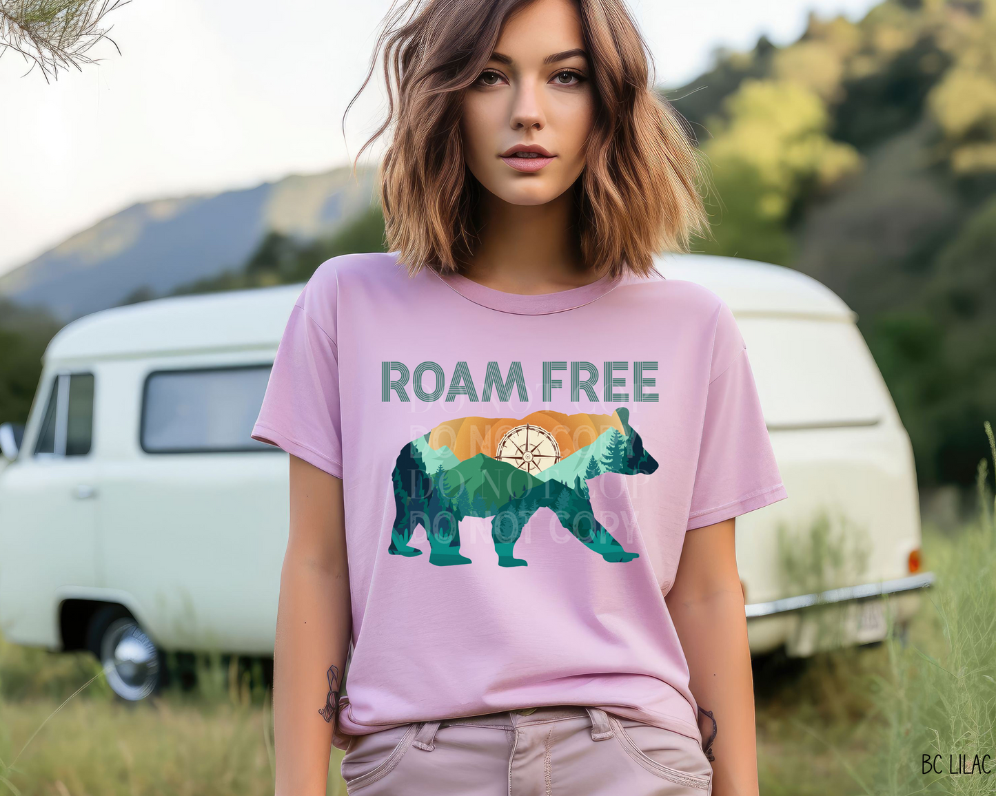 Roam Free - Direct To Film Transfer