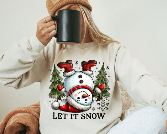 Let It Snow - Direct To Film Transfer