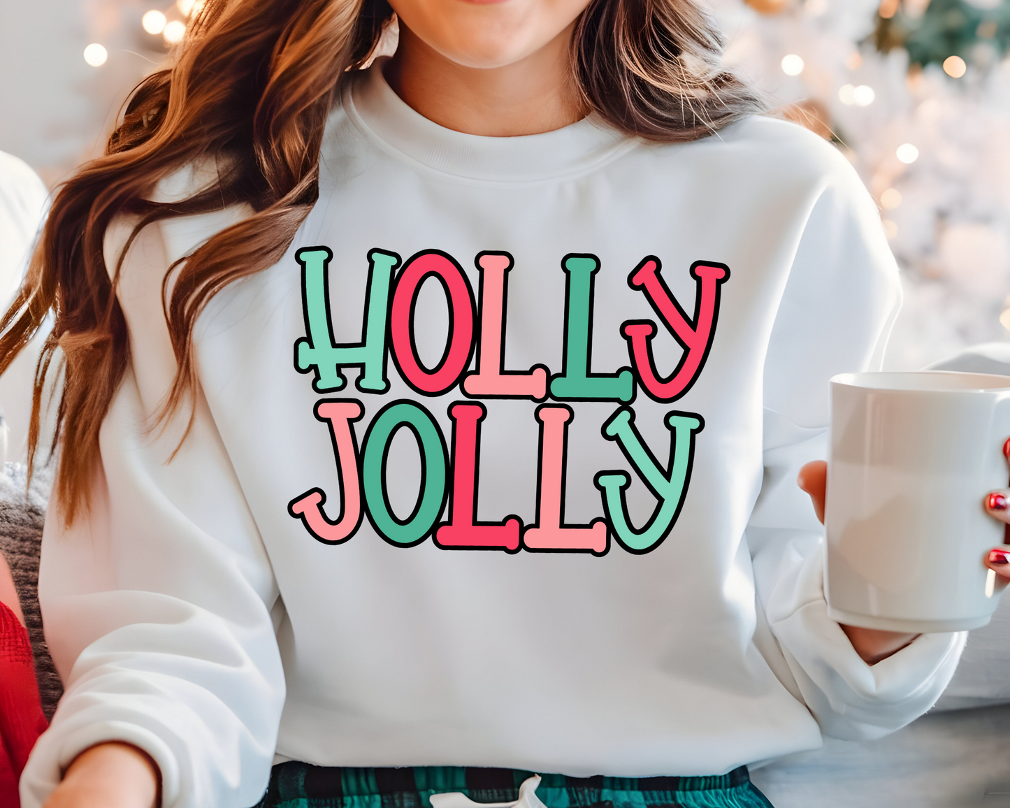 Holly Jolly - Direct To Film Transfer