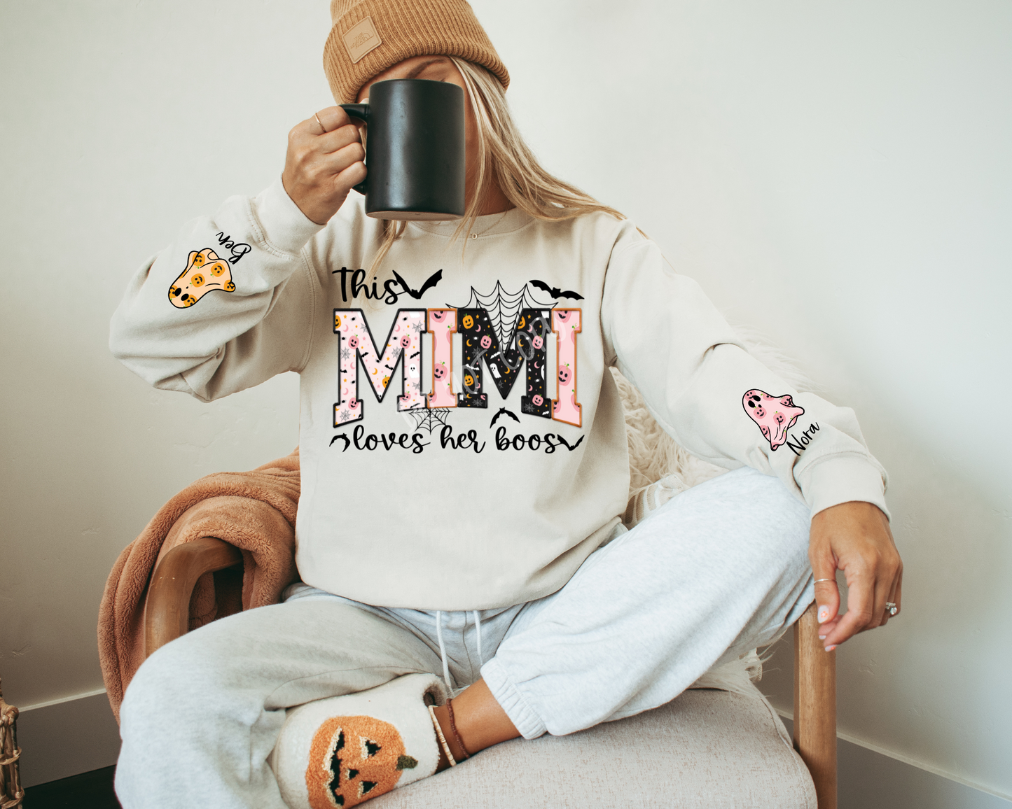 This Mama, Mimi, Nana, Mawmaw, Gigi, Grandma, Mamaw Loves Her BooS/Boo *CUSTOM* - Direct To Film Transfer