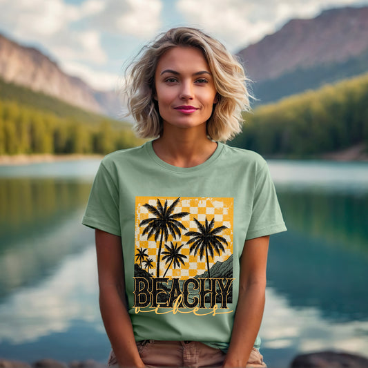 Beachy Vibes - Direct To Film Transfer