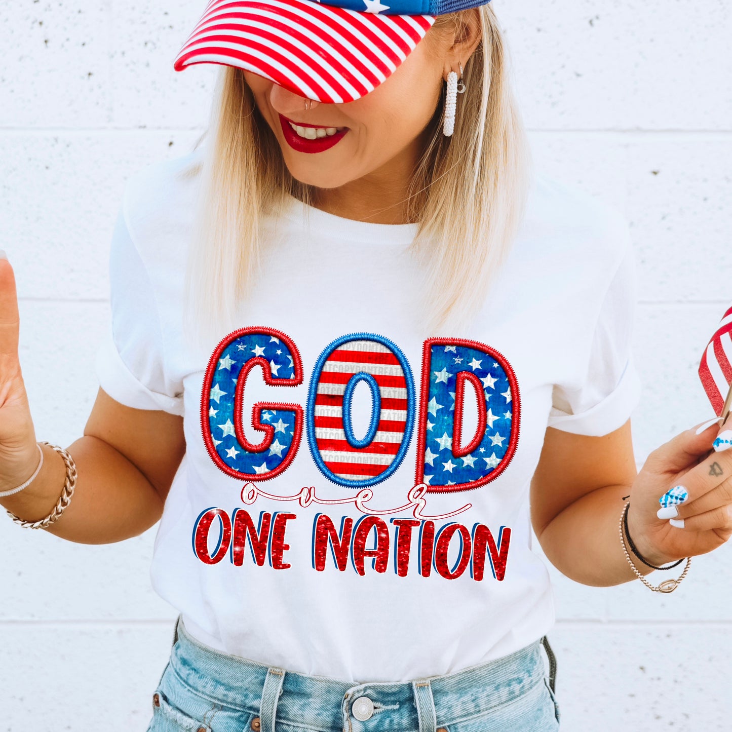 God Over One Nation - Direct To Film Transfer