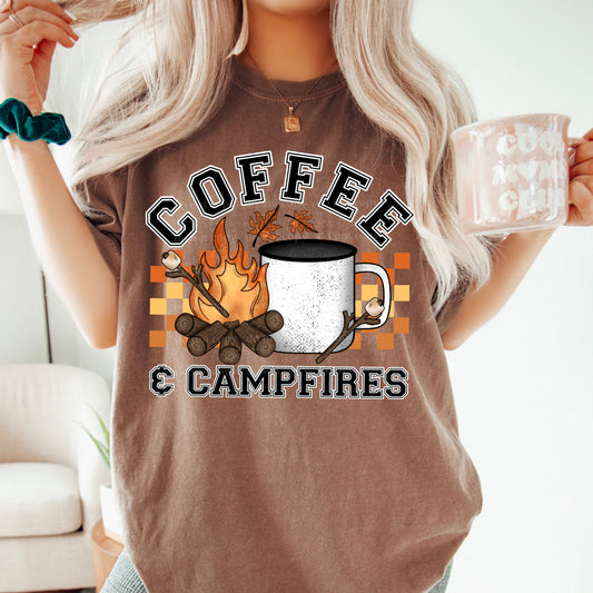 Coffee & Campfires - Direct To Film Transfer