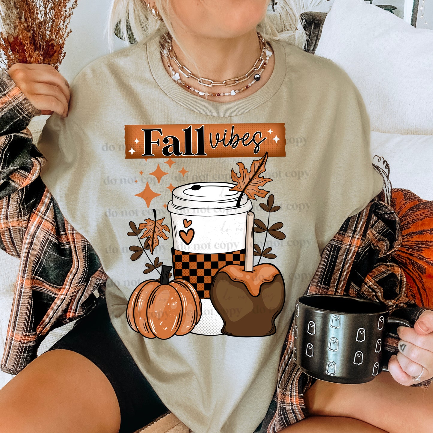 Fall Vibes Coffee - Direct To Film Transfer