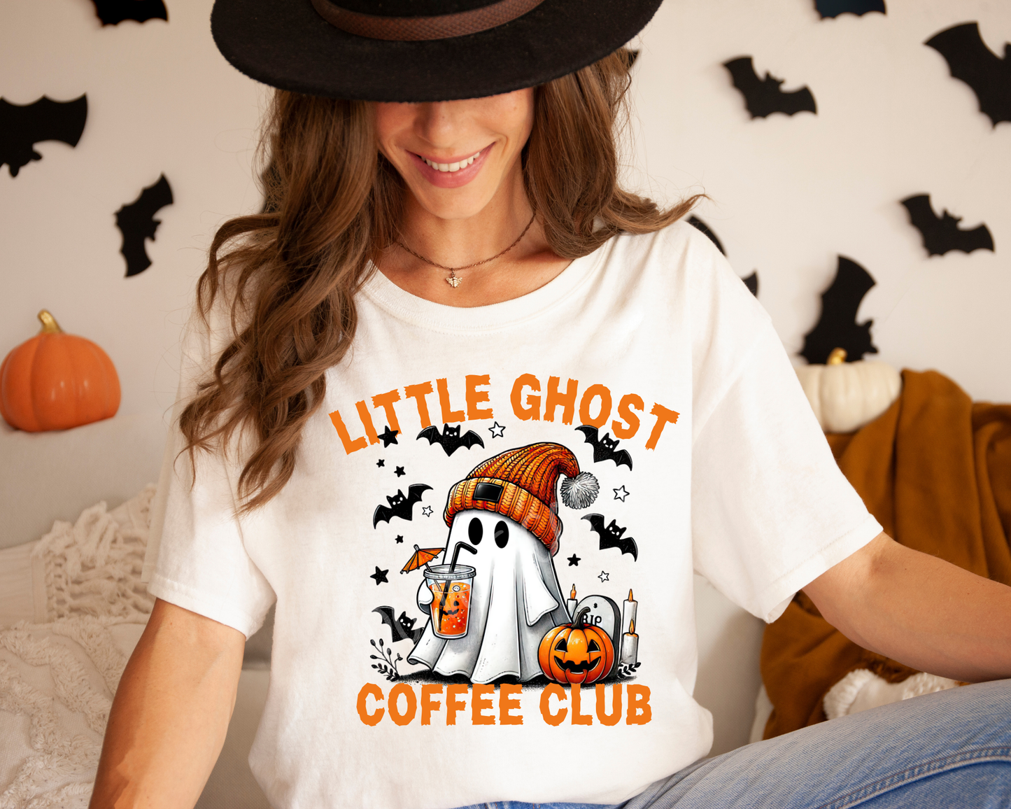 Little Ghost Coffee Club - Direct To Film Transfer