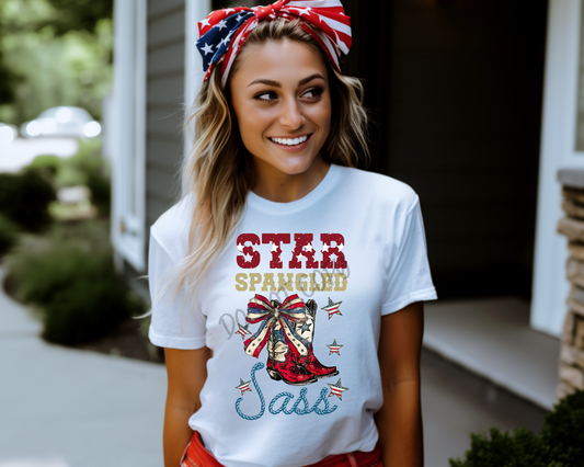 Star Spangled Sass - Direct To Film Transfer