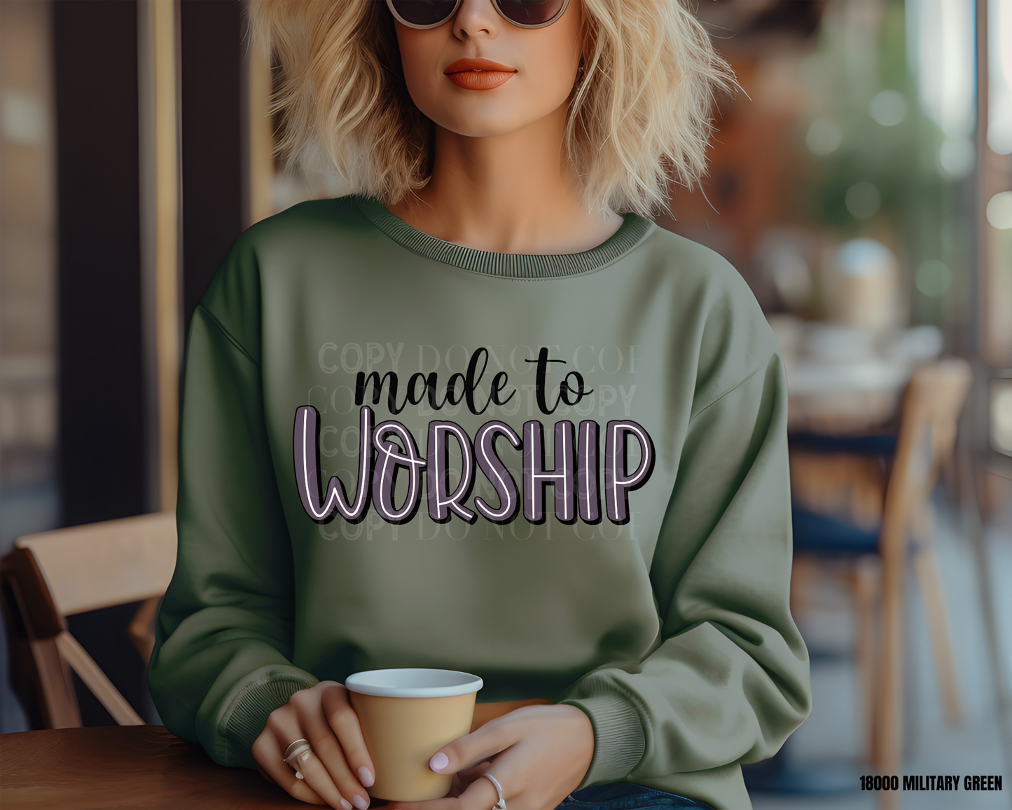 Made To Worship - Direct To Film Transfer