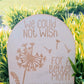 Couldn't Wish For Thumb Print Flower Mother's Day Plaque