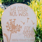 Couldn't Wish For Thumb Print Flower Mother's Day Plaque