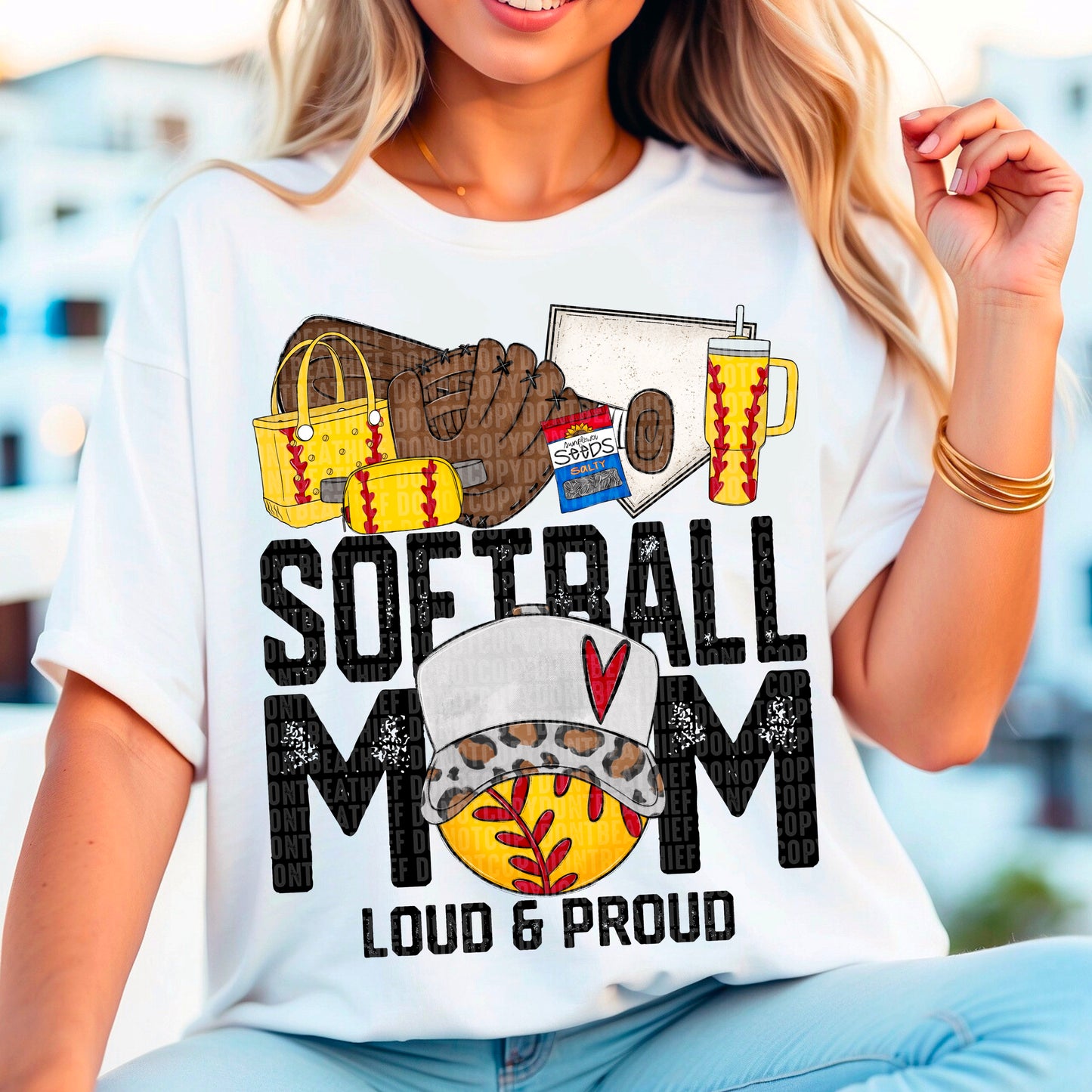 Softball Mom Loud & Proud - Direct To Film Transfer