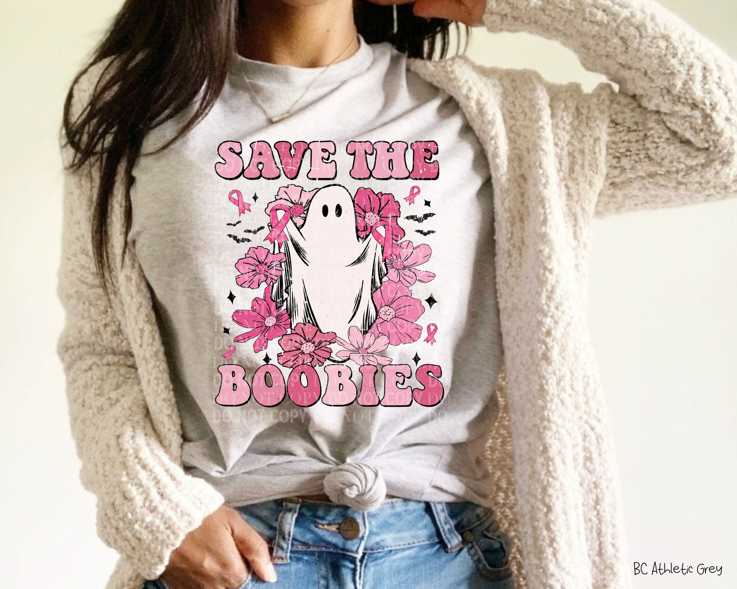 Save The Boobies- Direct To Film Transfer