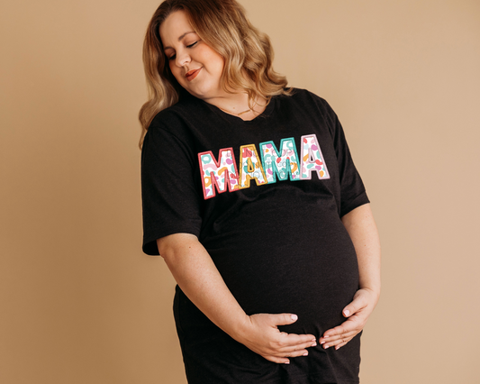 RAINBOW MAMA (Faux Embroidery) - Direct To Film Transfer