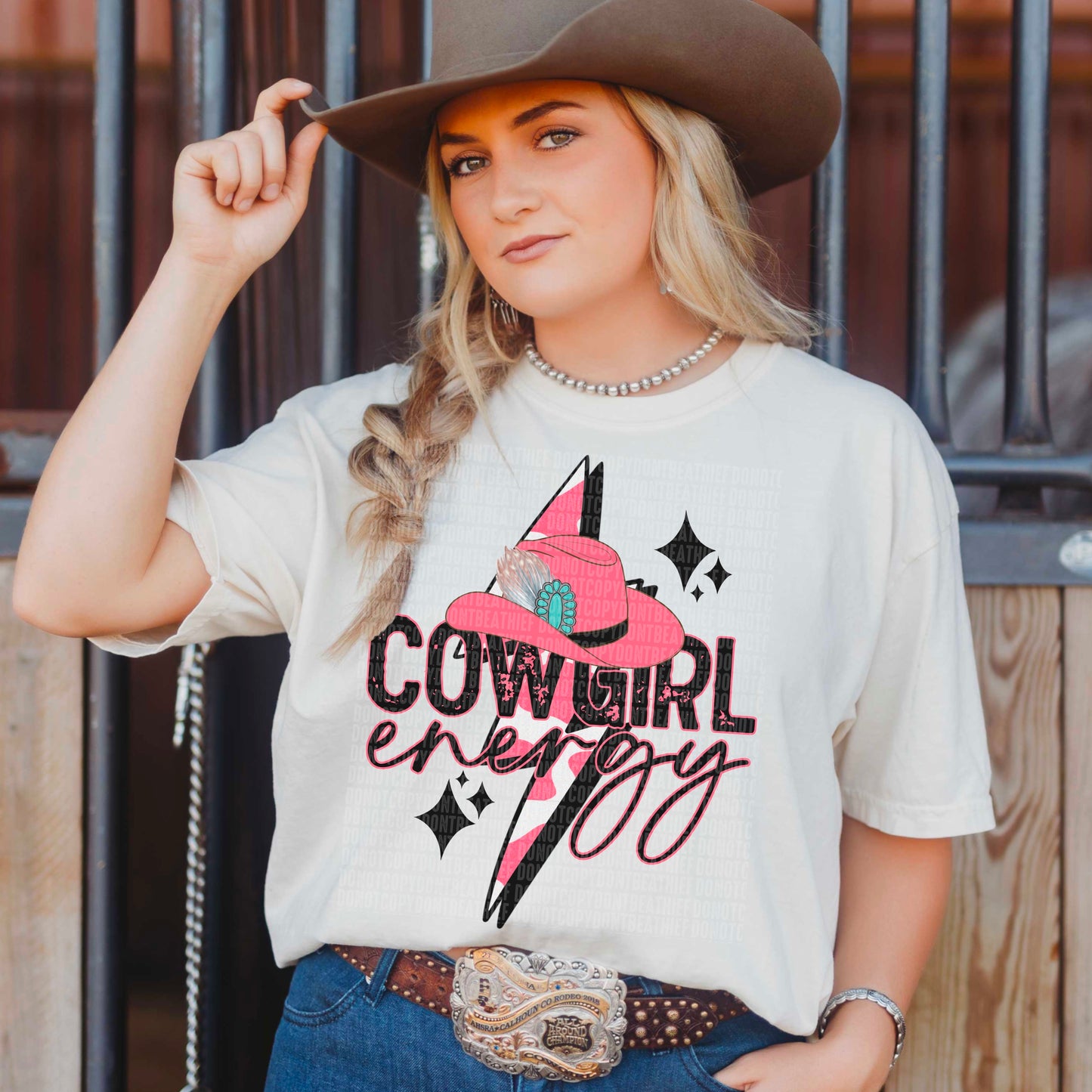 Cowgirl Energy - Direct To Film Transfer